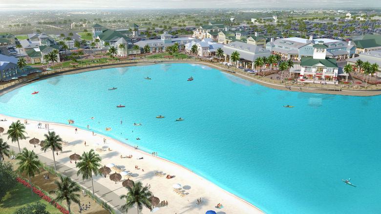 A rendering of the Beachwalk concept for Jacksonville, Fla.