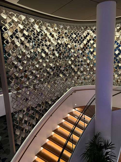 The staircase of the Beyond's Grand Plaza. The staircase of the Beyond's Grand Plaza.