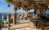 The Indulge Food Hall on the Norwegian Prima includes outdoor seating.