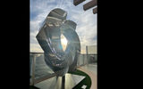 Sacred Trinity, complete with LED-embedded lighting, is an installation on the Norwegian Prima's sculpture garden.