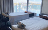 A treatment room in the Norwegian Prima's spa area.