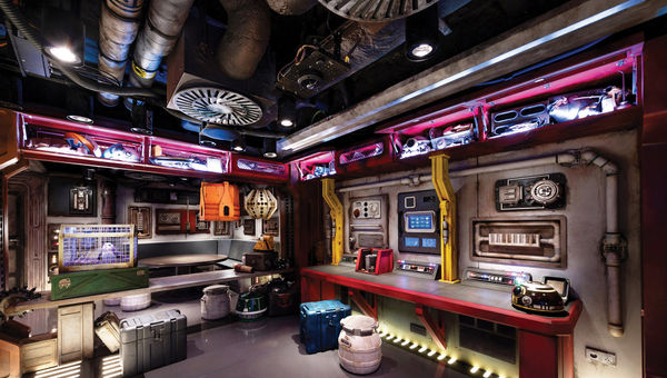 Alien creatures and legendary characters of the "Star Wars" galaxy will take center stage at Star Wars: Cargo Bay. Alien creatures and legendary characters of the "Star Wars" galaxy will take center stage at Star Wars: Cargo Bay.