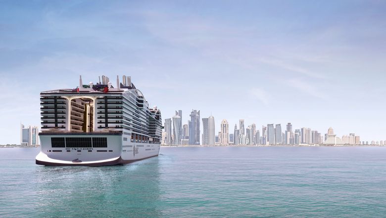 The MSC World Europa will sail its maiden voyage from Doha on Dec. 20.