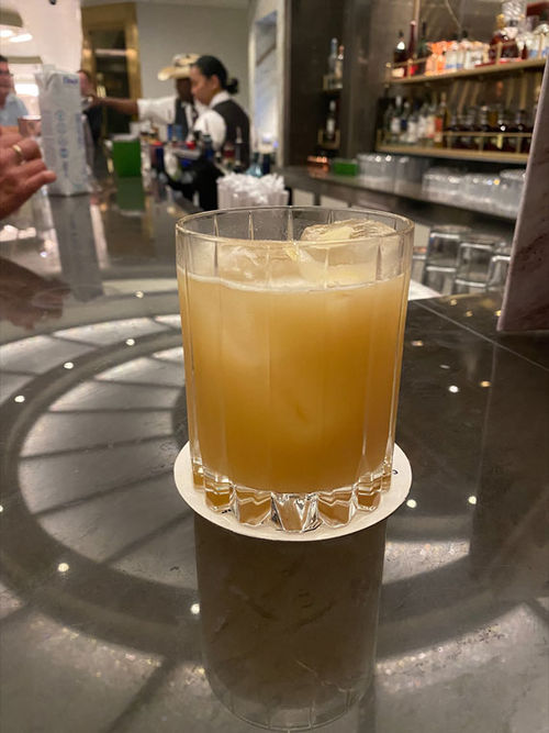 The Croissant Mai Tai at Metropolitan Bar on the Norwegian Prima. The Croissant Mai Tai at Metropolitan Bar on the Norwegian Prima.