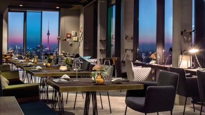 A public space at the Vienna House Andel’s Berlin. Wyndham Hotels & Resorts is adding Europe's Vienna House brand to its stable, announcing plans to acquire the flag from Berlin-based HR Group for $44 million.