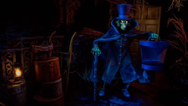 The Hatbox Ghost is coming to the Magic Kingdom’s version of the Haunted Mansion next year. The Hatbox Ghost is coming to the Magic Kingdom’s version of the Haunted Mansion next year.