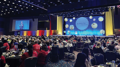 Delta Vacations held its conference at the Georgia World Conference Center in Atlanta.