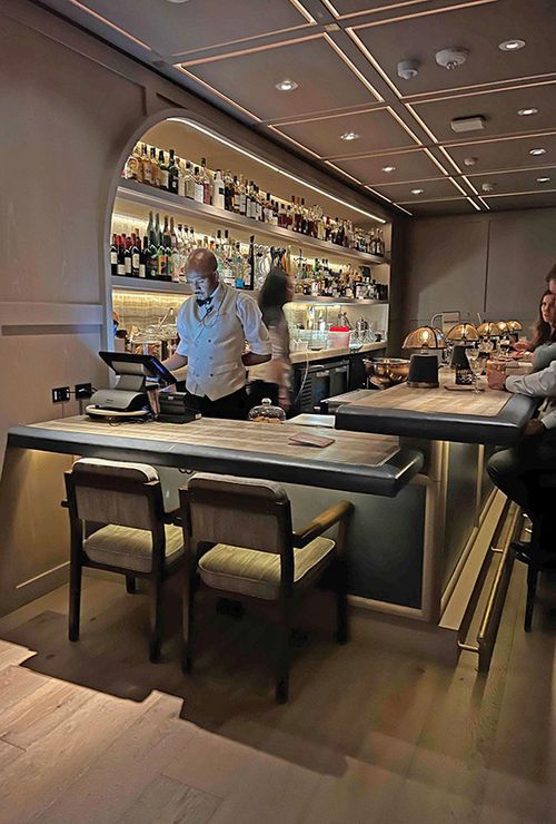 Bandista, the hotel's new speakeasy, requires reservations.