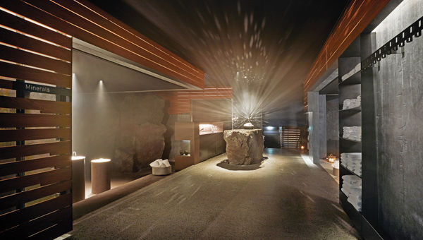 The subterranean spa at the Retreat. The subterranean spa at the Retreat.