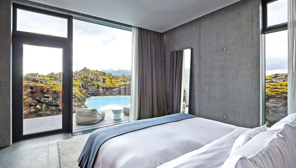 There are six suite categories at the Retreat, all with private terraces and heated floors.