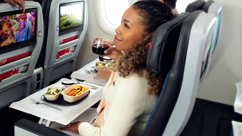 Delta's new Premium Select dining service includes seasonal menus and more plant-based meals.