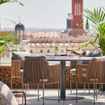 Outdoor space of a Terrace Suite at the Thompsoon Madrid.