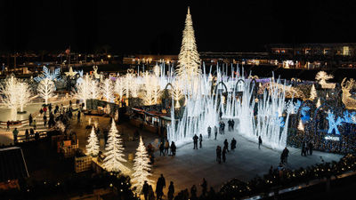 Resorts World Las Vegas will host the first "Enchant on the Strip," an outdoor wonderland with more than 4 million lights over 10 acres Nov. 19 to Jan. 1.