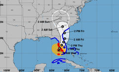 Ian was a powerful Category 4 storm when it made landfall in Florida. Its track has it passing through Florida and then hitting the U.S. again in Georgia and South Carolina.