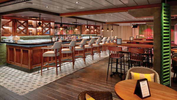 The Mason Jar, serving Southern cuisine, is the newest addition to the ship's array of 40-plus restaurants, bars and lounges.