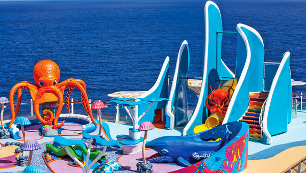 The new Wonder Playscape is an underwater-themed, outdoor play area for kids. The new Wonder Playscape is an underwater-themed, outdoor play area for kids.