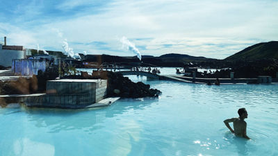Iceland's Blue Lagoon geothermal spa, in an image taken in 2022. The spa is temporarily closed due to concerns about seismic activity in the area.