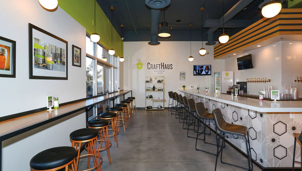 CraftHaus Brewery's tasting room in the Arts District in downtown Las Vegas. CraftHaus Brewery's tasting room in the Arts District in downtown Las Vegas.