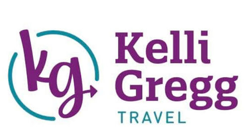 The KelliGregg Travel logo. The KelliGregg Travel logo.