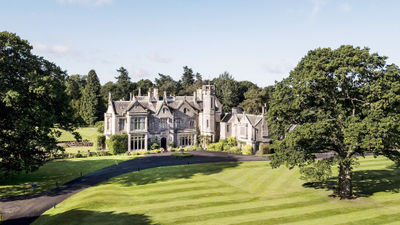 The exterior of the Schloss Roxburghe Hotel & Golf Course.