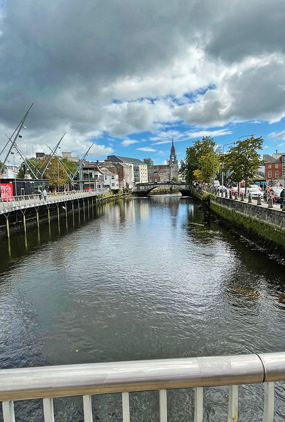 The Liffey River flows through the center of Dublin and supplies much of the city its water.
