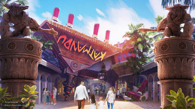 A rendering of Katmandu Park Punta Cana, set to open in 2023.