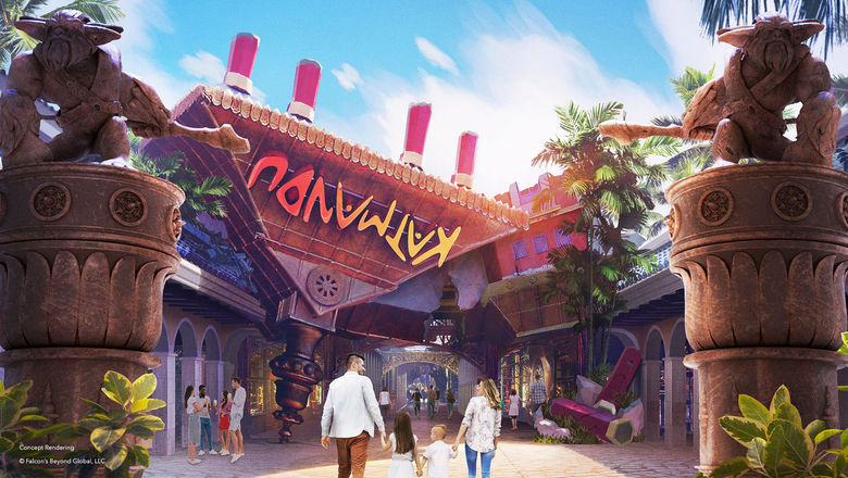 A rendering of Katmandu Park Punta Cana, set to open in 2023.