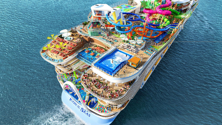 Nearly 50% of weekly bookings are for 2024 departures, Cruise Planner said. Royal Caribbean's Icon of the Seas enters service in 2024.