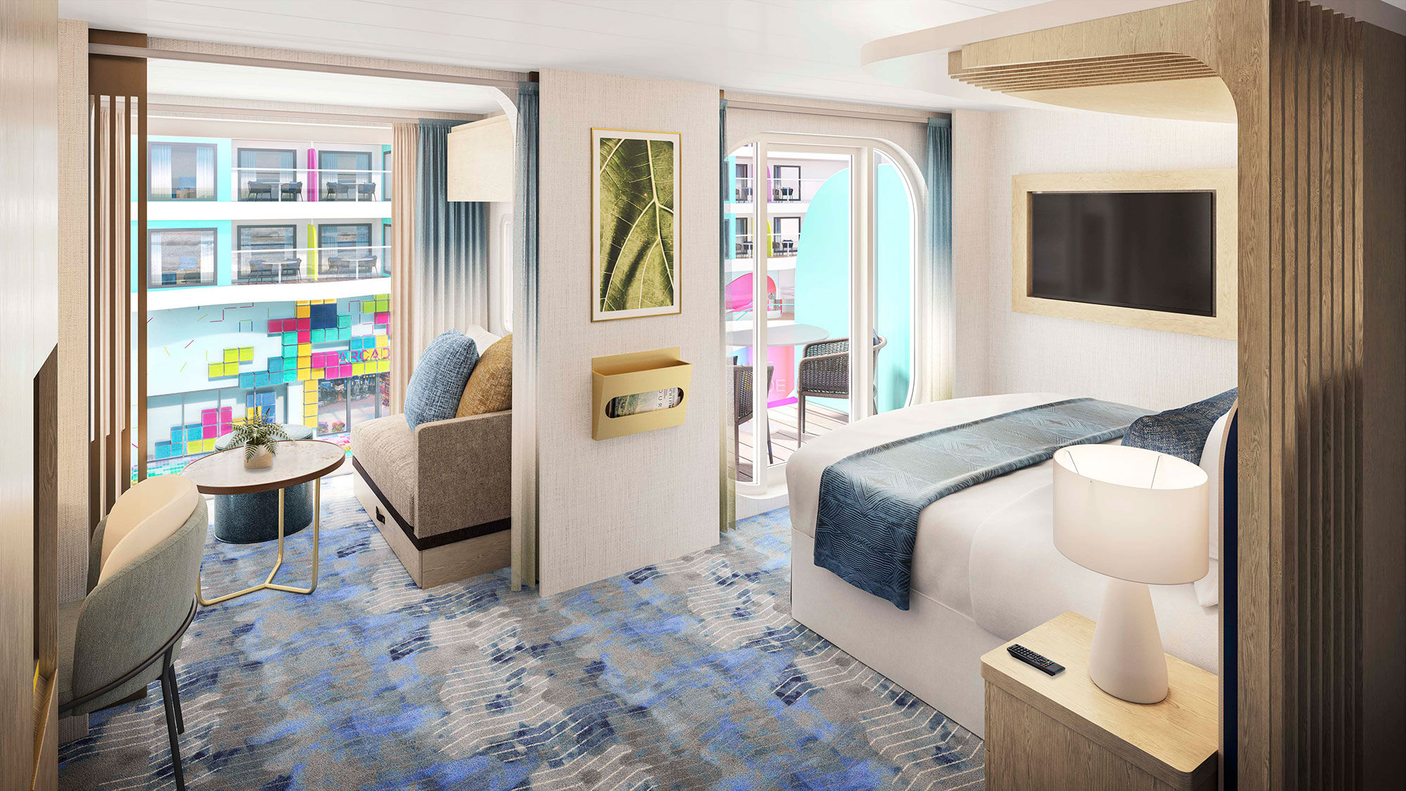 The Surfside Family Suite on Icon of the Seas.