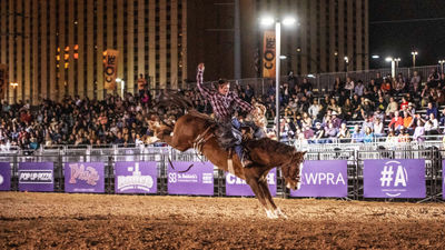 The Las Vegas Days Rodeo will feature saddle bronc, breakaway and bareback riding as well as bull riding, barrel racing, team roping, tie-down roping and steer wrestling.