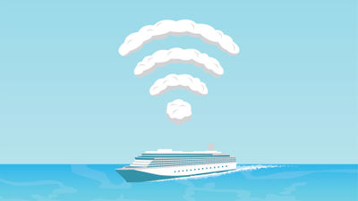 Cruise ship WiFi gets a boost