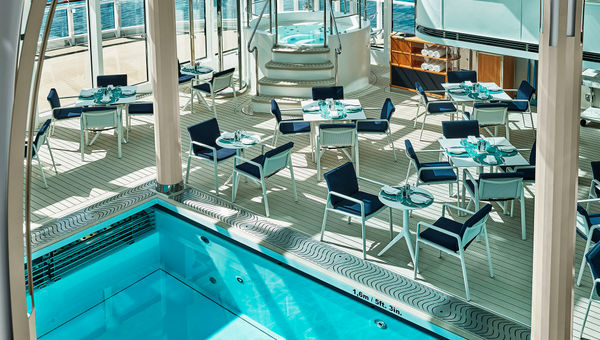 The Grill will be next to the pool deck.