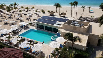 The Bucuti & Tara Beach Resort in Aruba claims to be the Caribbean's most eco-certified hotel.