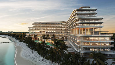 A rendering of the St. Regis Costa Mujeres Resort, which is set to open in early 2025.