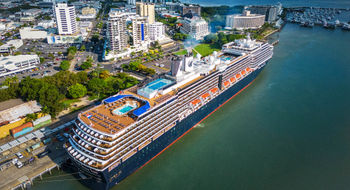 Holland America Line's Westerdam arrived in Cairns, Australia, on Nov. 3. It will homeport in Sydney for part of its 2022-23 Australia/New Zealand season.