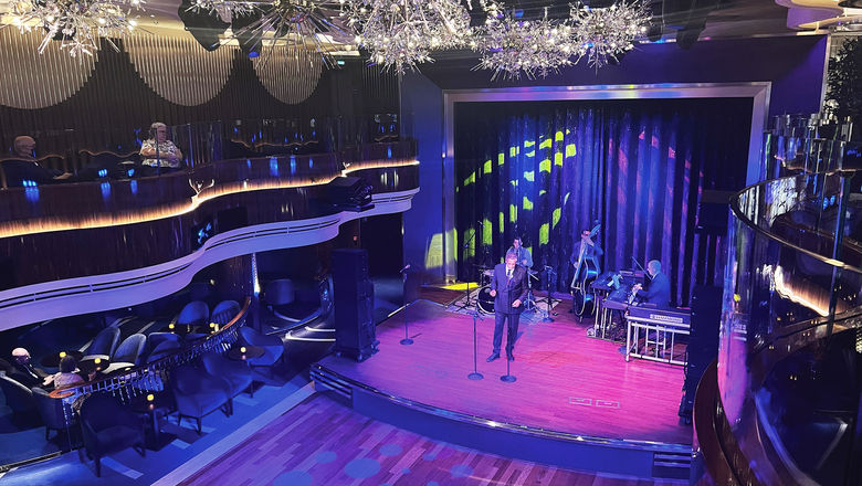 B.B. King's Blues Club and Lincoln Center Stage theater onboard Holland America Line's Rotterdam.