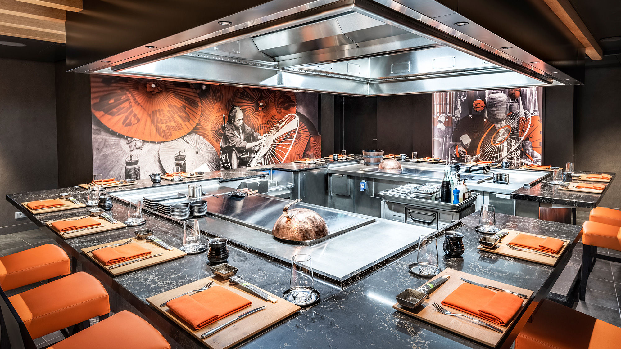 Kaito Teppanyaki will have eight teppanyaki grills and seat 64 guests.