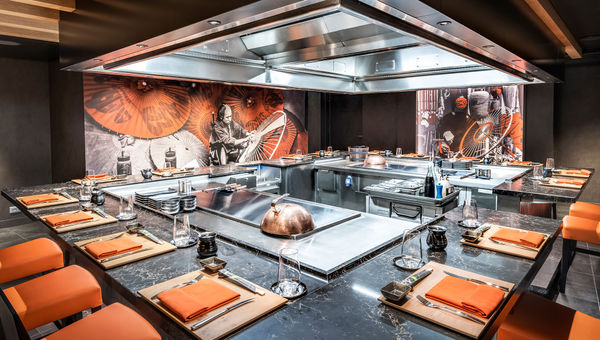 Kaito Teppanyaki will have eight teppanyaki grills and seat 64 guests. Kaito Teppanyaki will have eight teppanyaki grills and seat 64 guests.