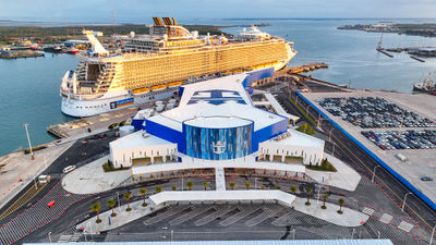 Royal Caribbean's terminal in Galveston, Texas.