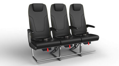 The seats will have a half-inch of additional width compared to Spirit's existing offering.