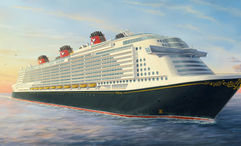 Disney declined to reveal how much it spent on the Global Dream but said it paid a "favorable price." Pictured, a rendering of the ship as a Disney vessel.