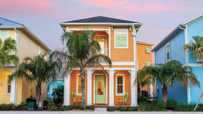 A residential-style accommodation at the Rentyl Resorts-managed Margaritaville Resort Orlando.