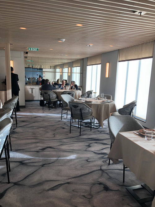The La Dame French restaurant on Silver Endeavour will eventually get Lalique glass panels to give it a more French atmosphere.