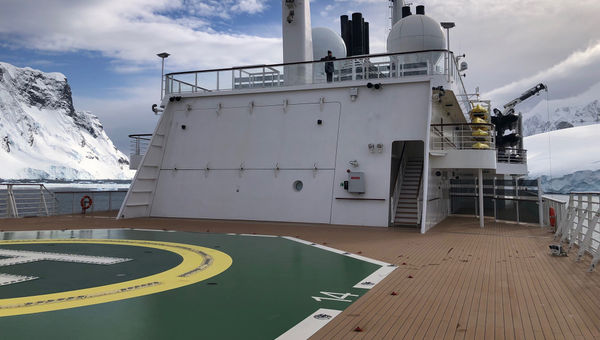 Plans call for the helicopter hanger on Deck 8 of Silver Endeavour to be converted to six mid-level suites in a dry dock after the Antarctic season ends. Plans call for the helicopter hanger on Deck 8 of Silver Endeavour to be converted to six mid-level suites in a dry dock after the Antarctic season ends.