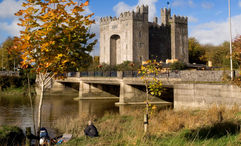 Bunratty Castle and Folk Park is located right in the town of Shannon and offers an interactive look at life in 19th-century Ireland.