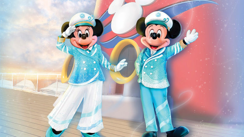 Disney Cruise Line plans to outfit Minnie and Captain Mickey in "dazzling new ensembles" for the line's 25th anniversary celebrations.