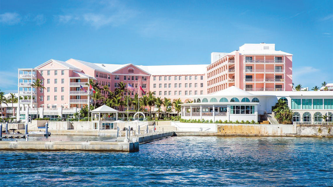 The Fairmont-managed Hamilton Princess & Beach Club in Bermuda.