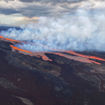 Lava flow from Mauna Loa on Nov. 28.