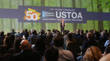 USTOA CEO Terry Dale at this year's annual conference in Austin, Texas.