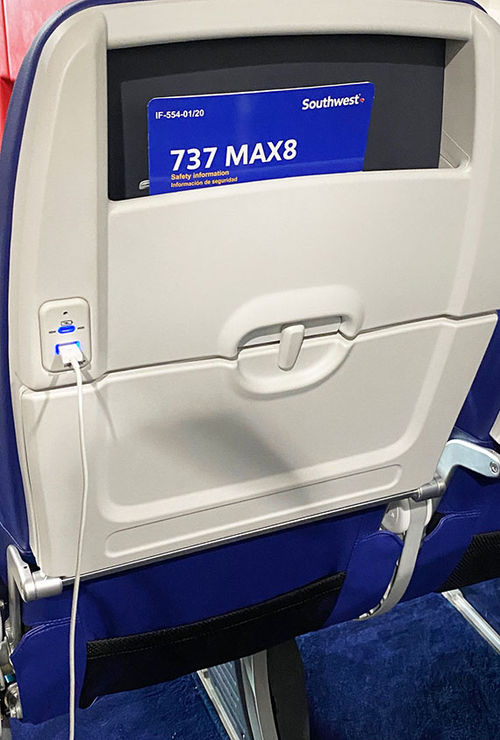 Southwest’s WiFi improvements are part of a broader investment that includes USB A and USB C power ports at every seat.